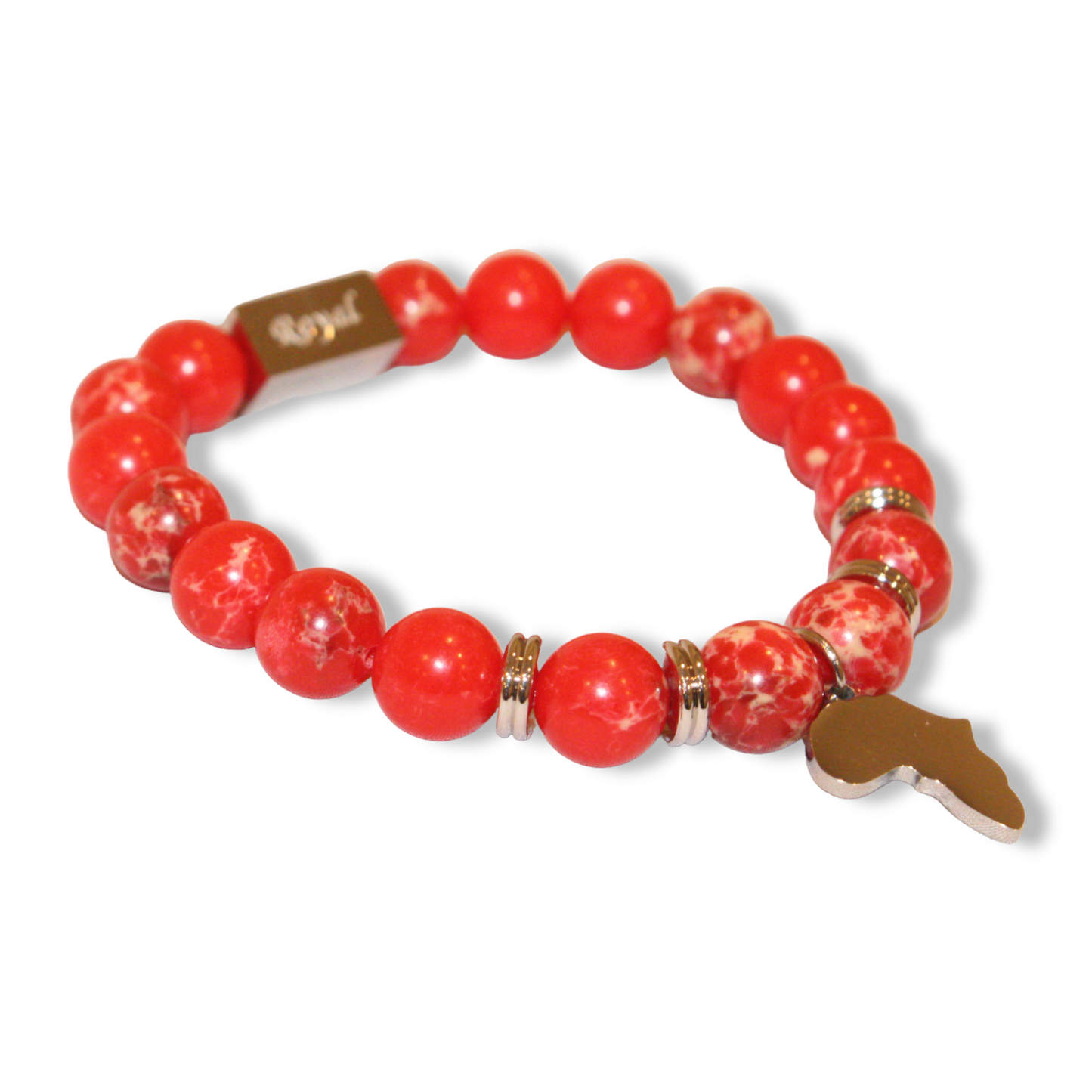 Red Tiger "One Africa" Bracelet W/ Reversible Charm