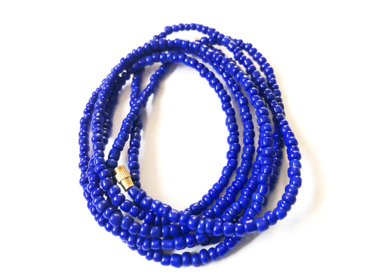 Deep Indigo! African Waist Beads- African Jewelry, Waist Beads, Belly Chain, Belly Chains, Belly Beads - ShopEzeFashionn