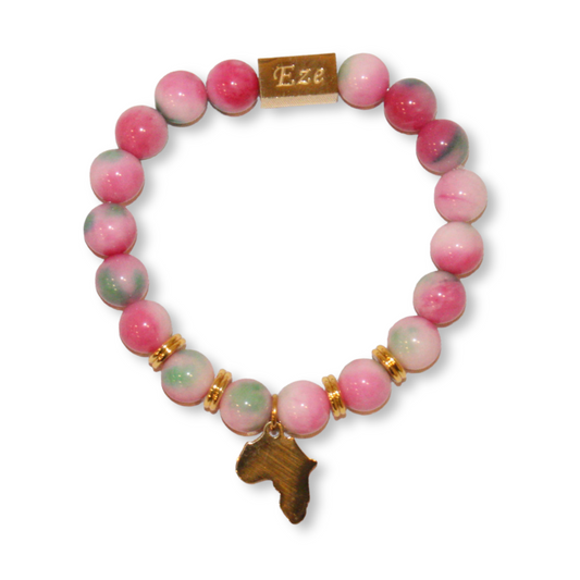 Pink Tiger "One Africa" Bracelet W/ Reversible Charm