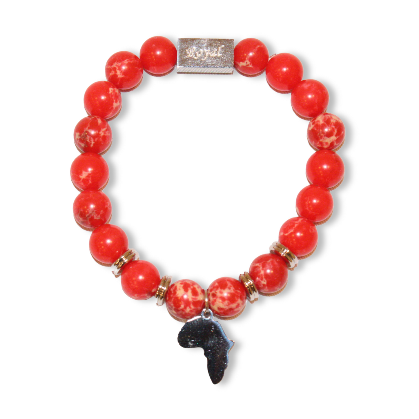 Red Tiger "One Africa" Bracelet W/ Reversible Charm