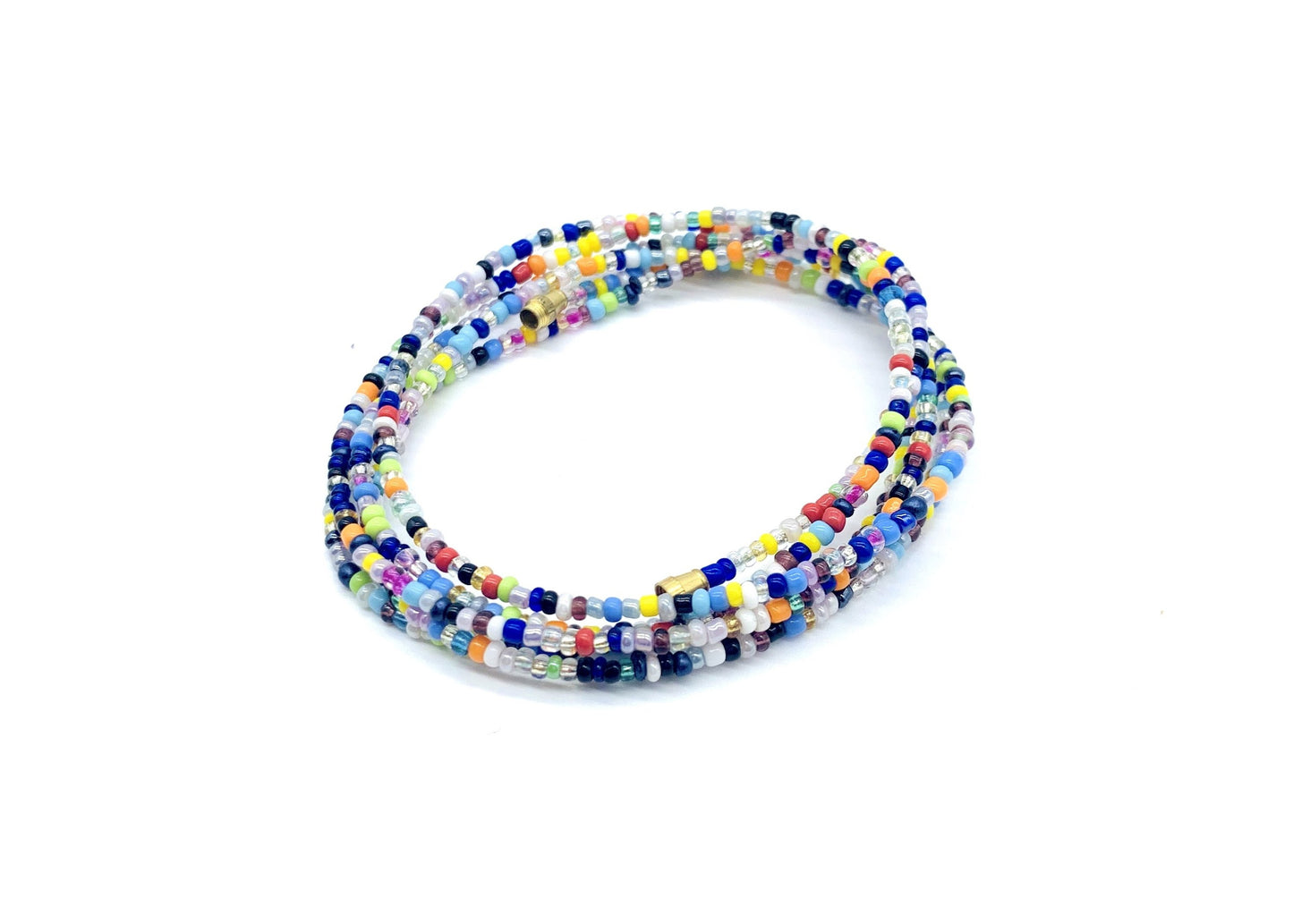 Ocean Multi Color! African Waist Beads / Necklace / Bracelet / Anklet