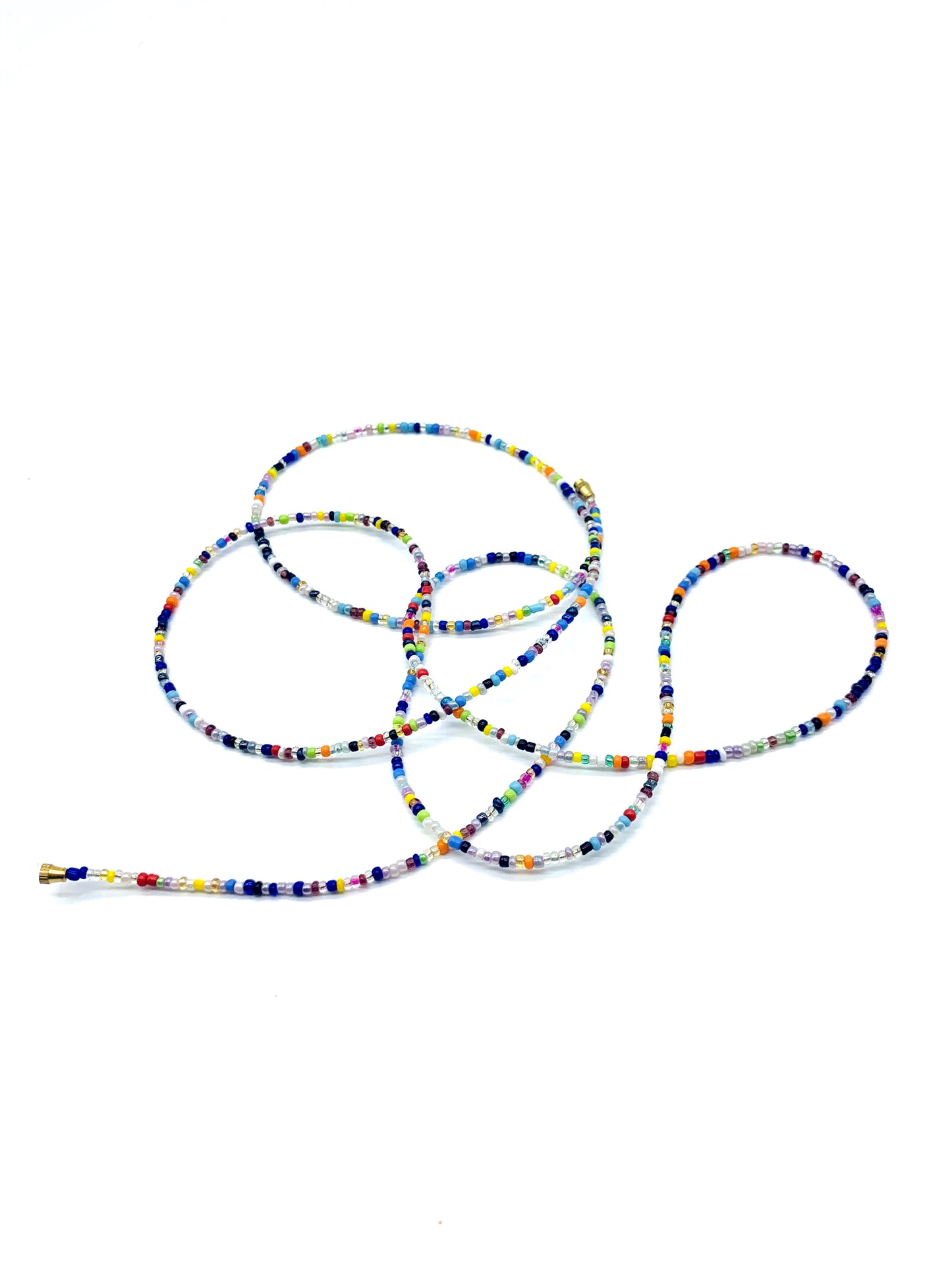 Ocean Multi Color! African Waist Beads / Necklace / Bracelet / Anklet