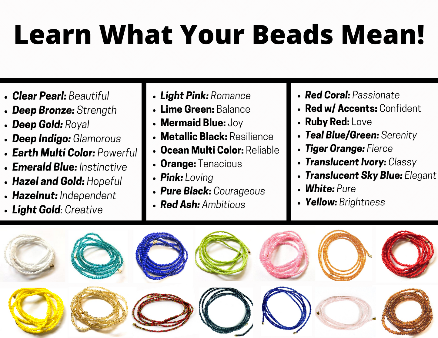 Waist Bead Meanings!