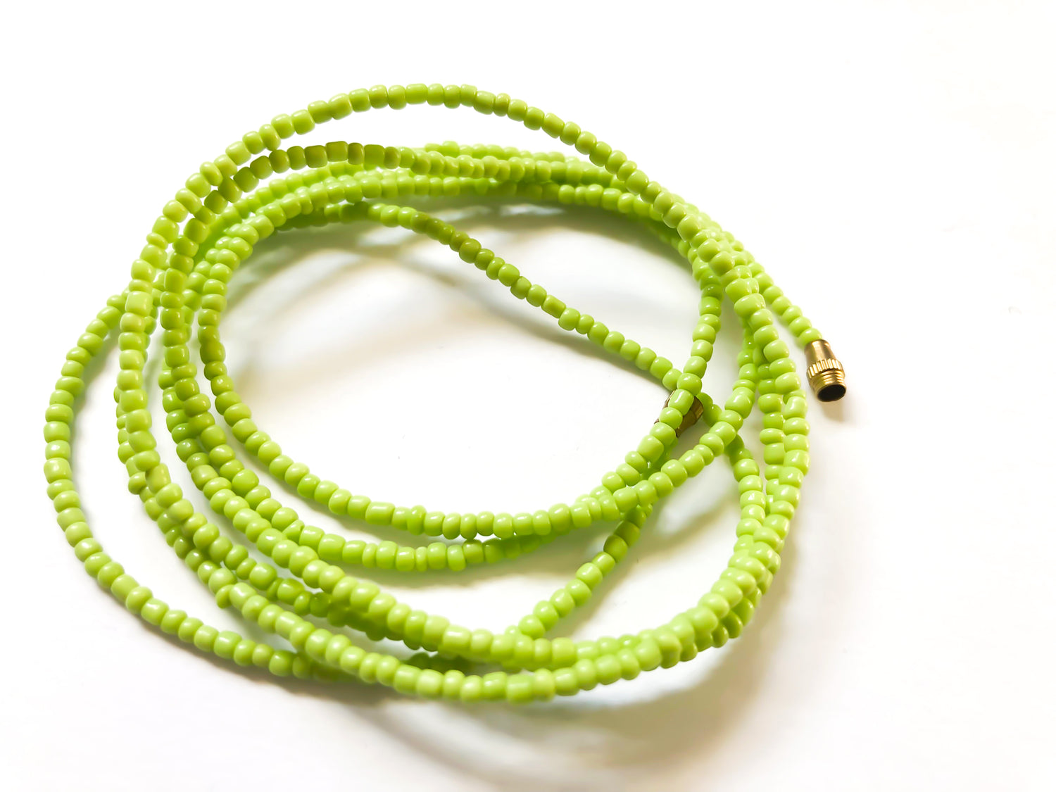 Lime Green! African Waist Beads- African Jewelry, Waist Beads, Belly Chain, Belly Chains, Belly Beads - ShopEzeFashionn