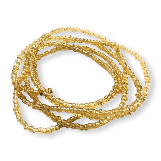 Translucent Ivory! African Waist Beads / Necklace / Bracelet / Anklet
