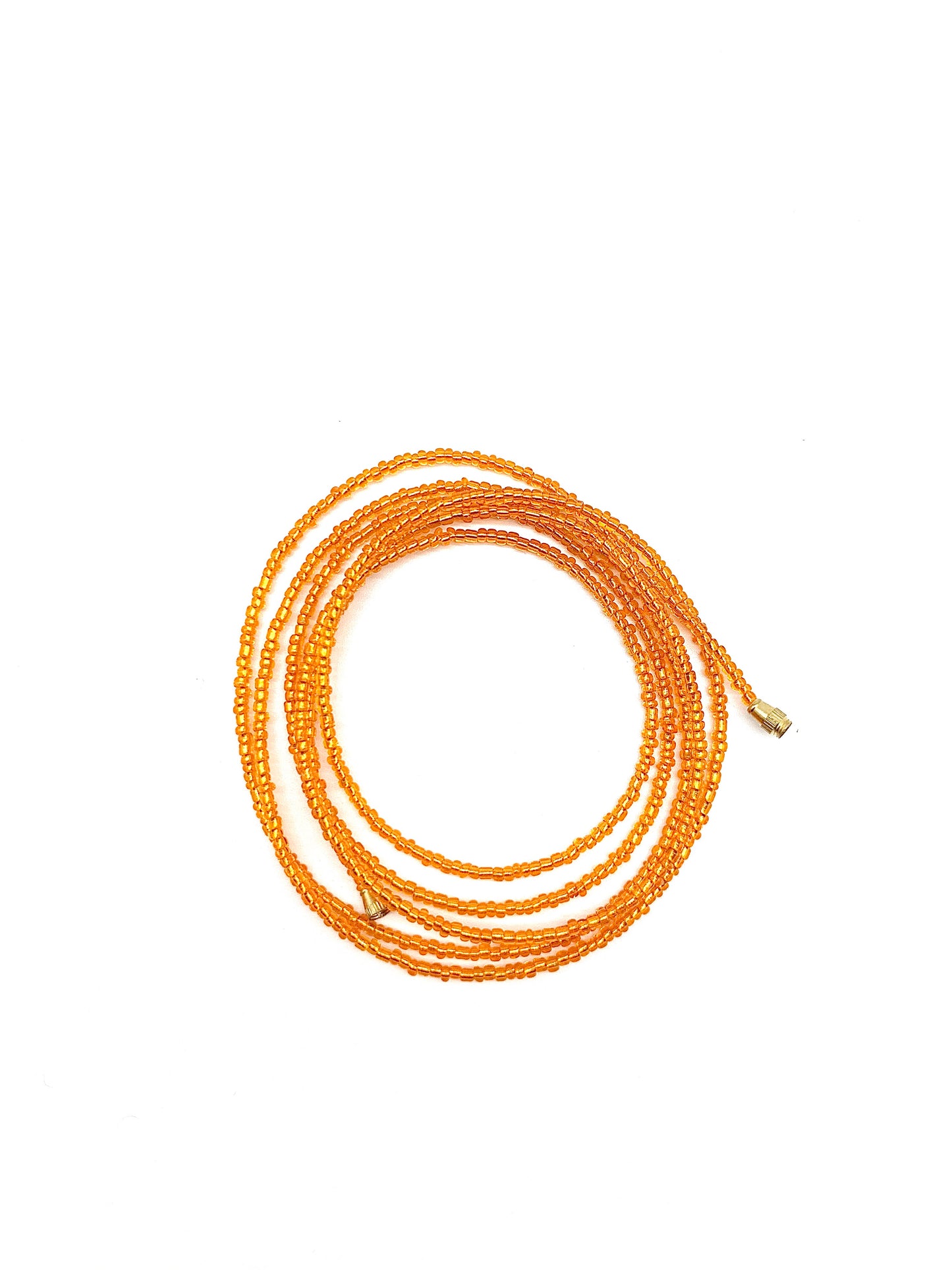 Tiger Orange! African Waist Beads / Necklace / Bracelet / Anklet