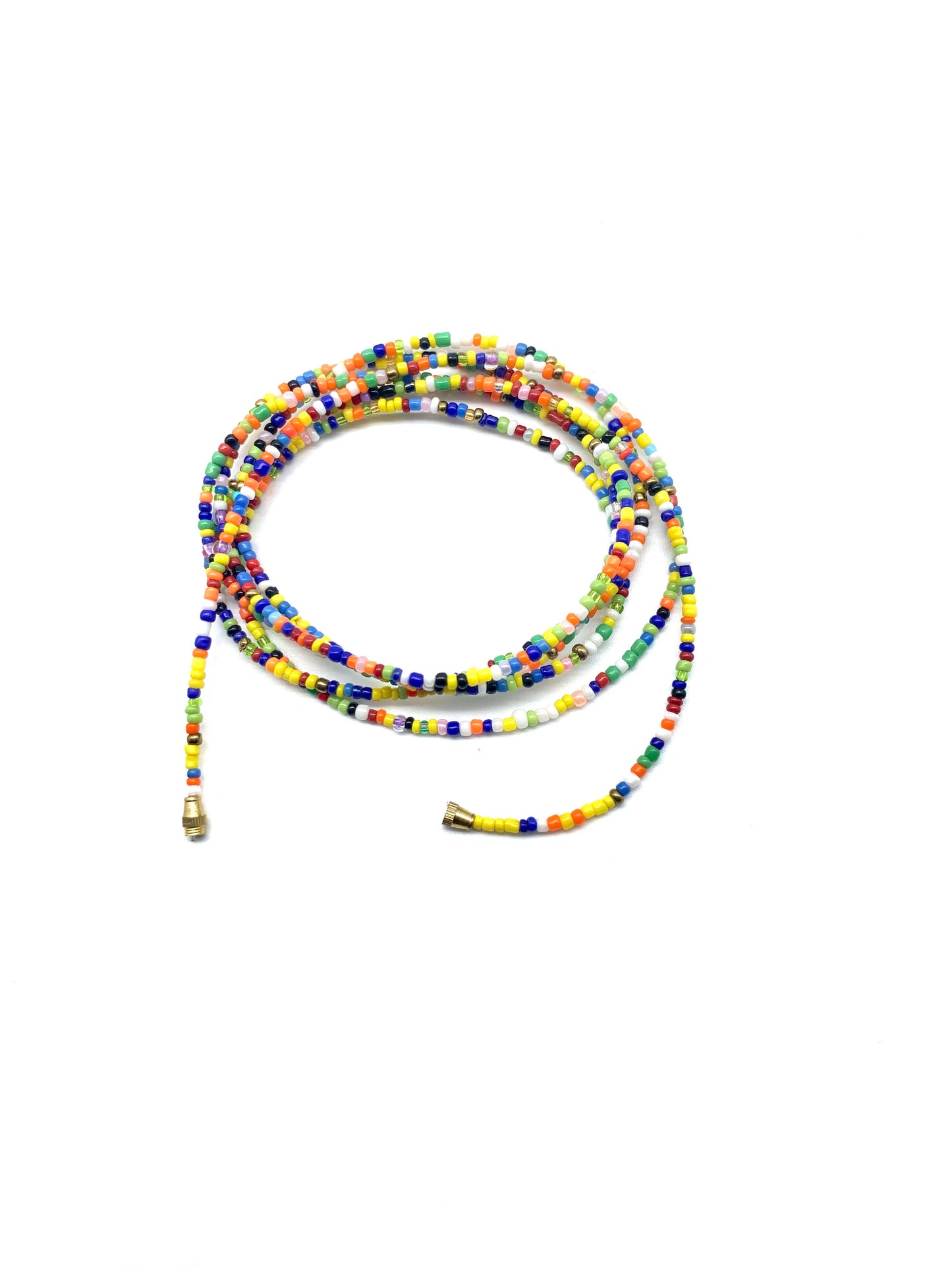 Earth Tone Multi Color! African Waist Beads / Necklace / Bracelet / Anklet
