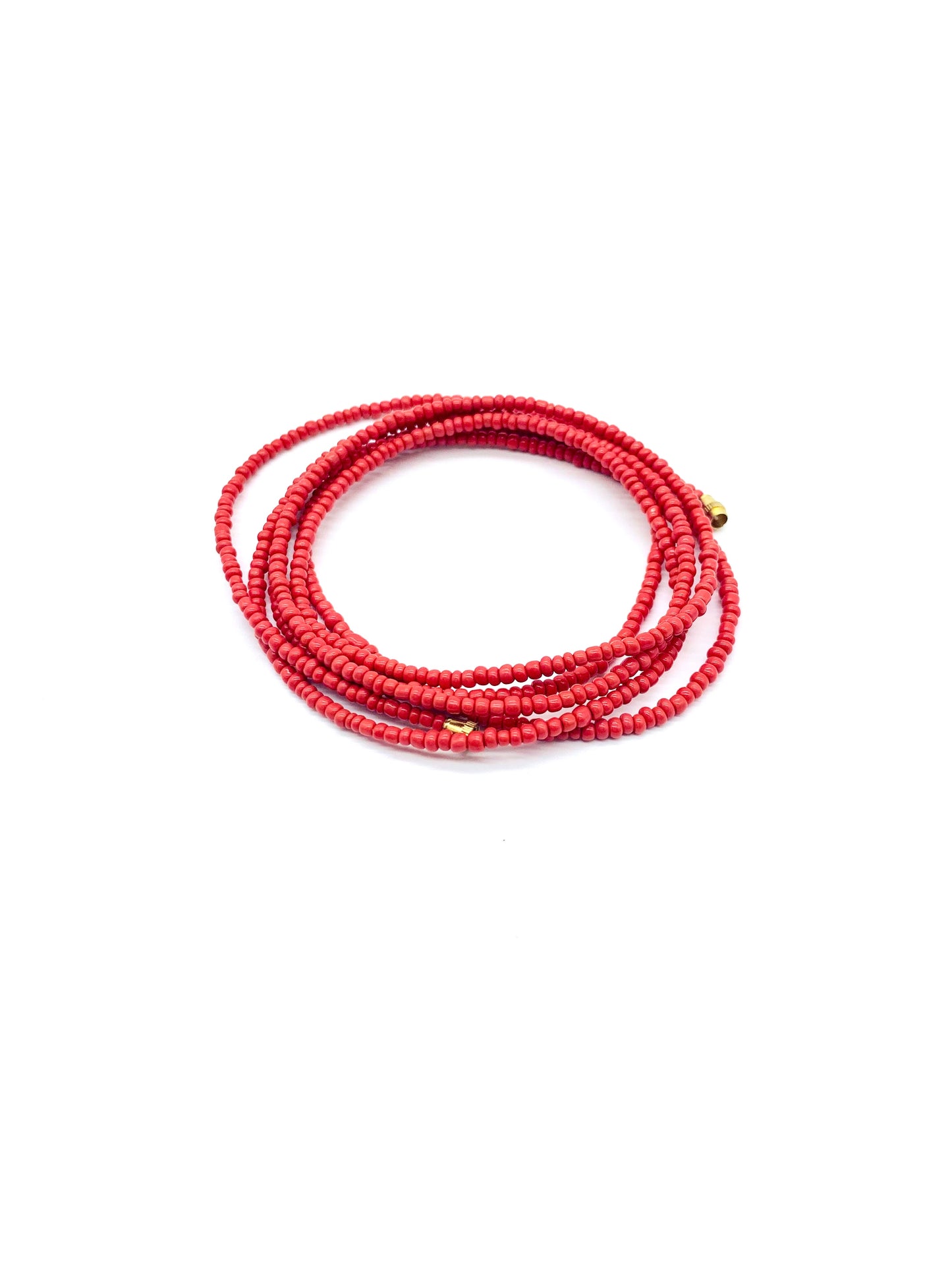 Red Ash! African Waist Beads / Necklace / Bracelet / Anklet