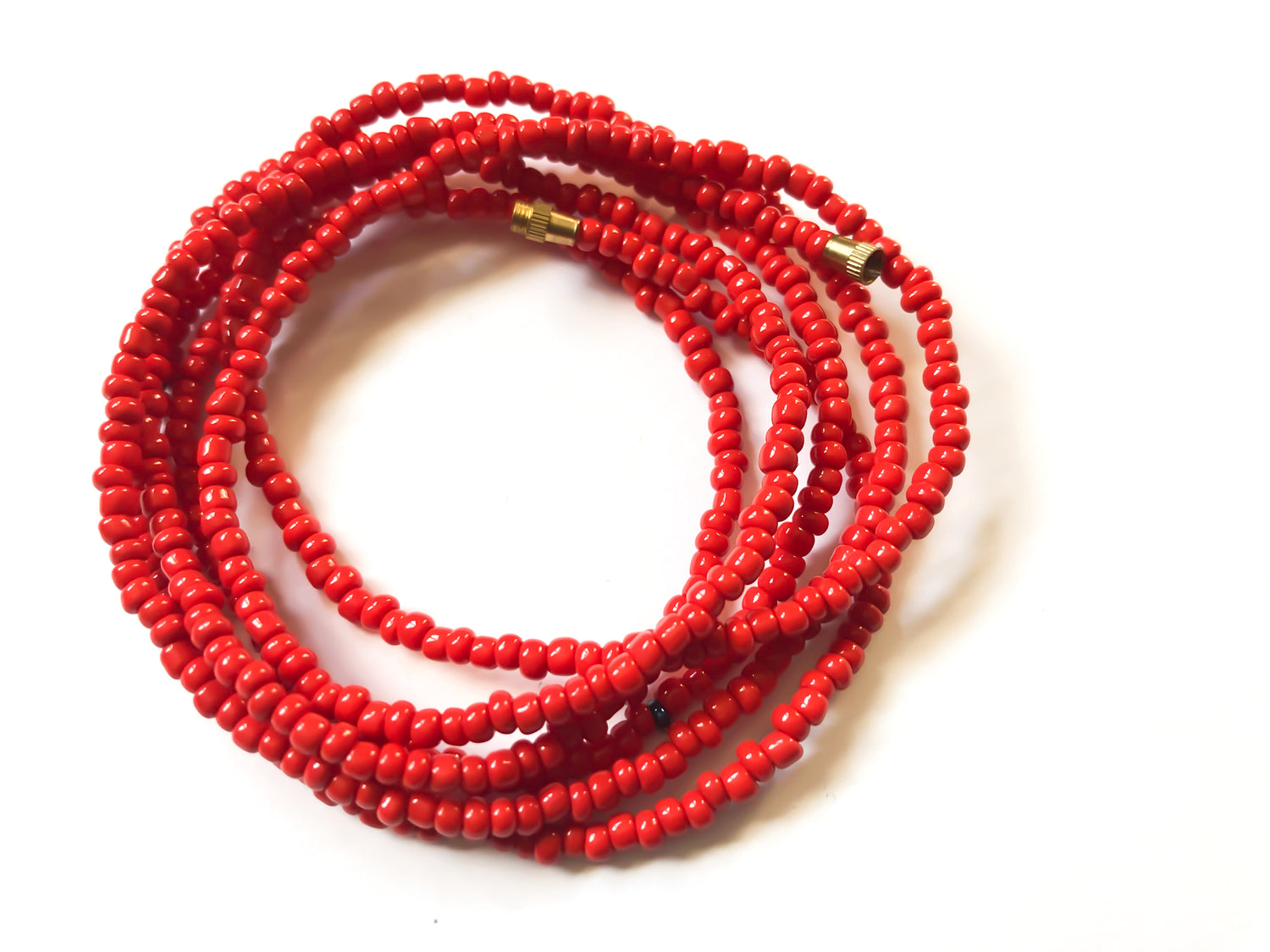 Red Coral! African Waist Beads- African Jewelry, Waist Beads, Belly Chain, Belly Chains, Belly Beads - ShopEzeFashionn